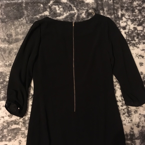 Black 3/4 sleeve dress - Picture 4 of 5
